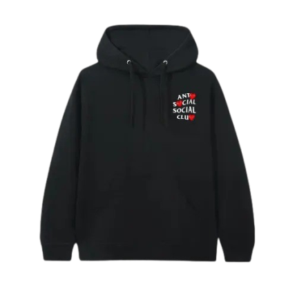 Black Hoodie ASSC X COMME des GARCONS